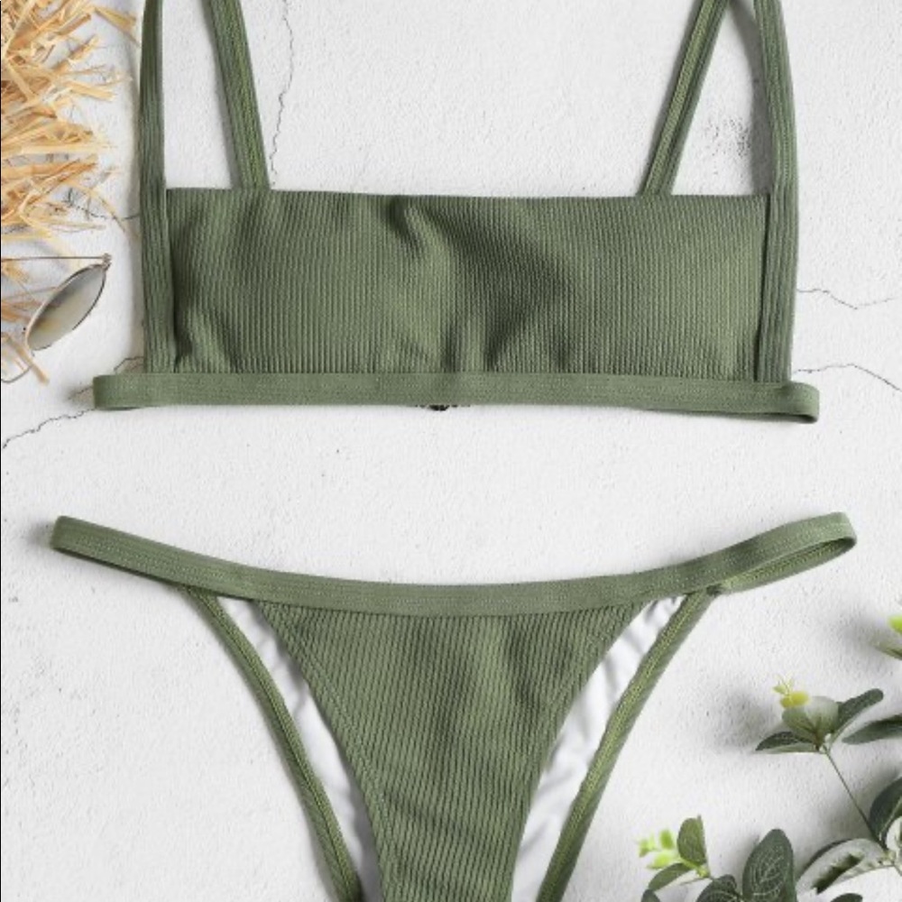 Olive Green Bikini